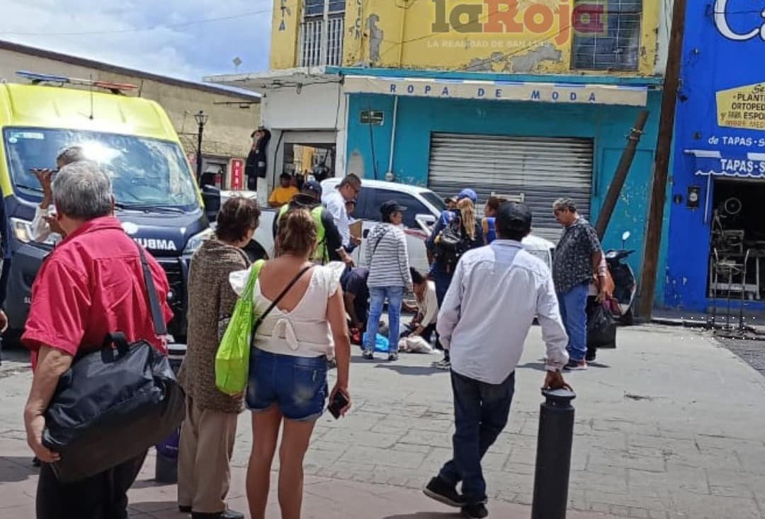 Atropellan a abuelito en el Centro Histórico de la Capital