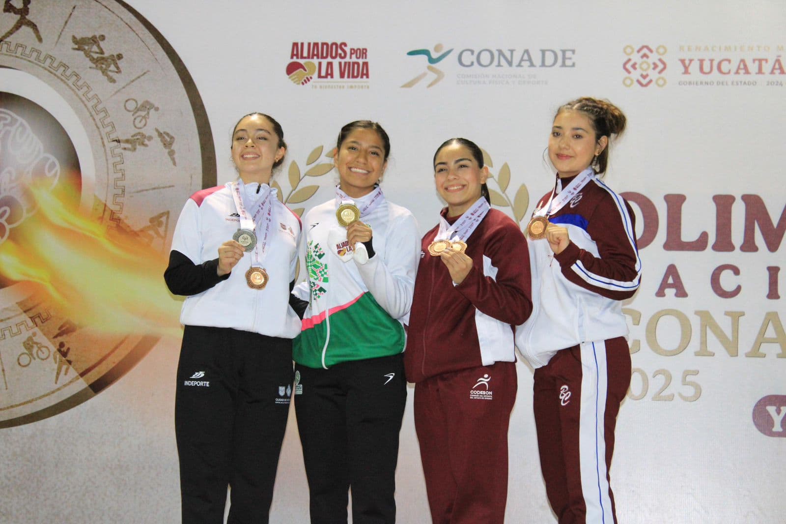 Supera Delegación Potosina las 120 medallas en Olimpiada Nacional 2025