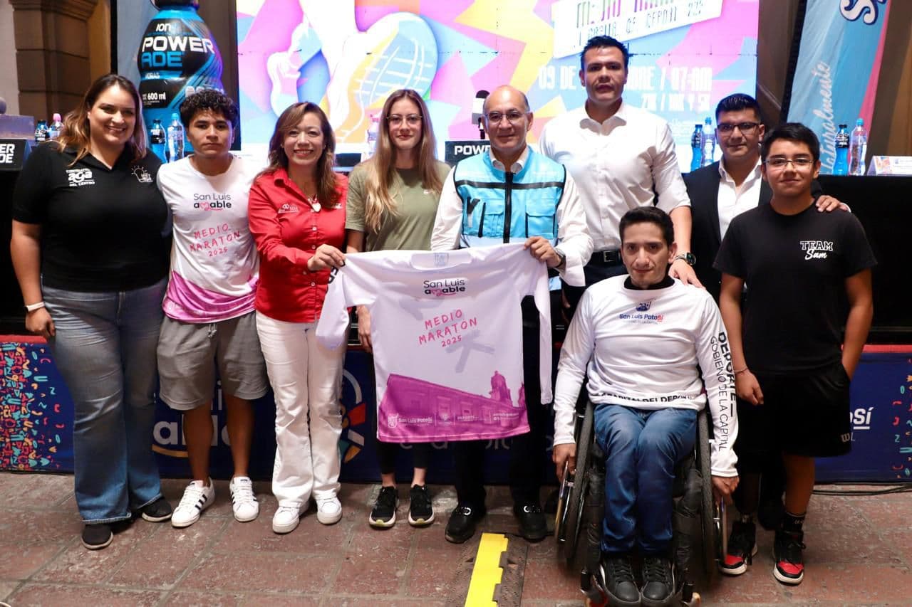Anuncia Galindo Medio Maratón La Capital del Deporte 2025