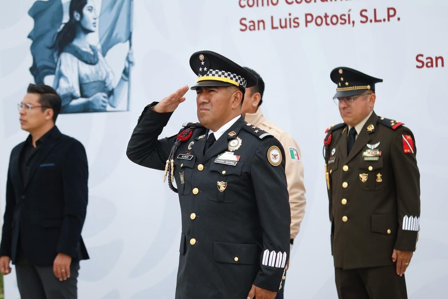 Rinde protesta Elías Ruiz como nuevo coordinador de la GN en SLP