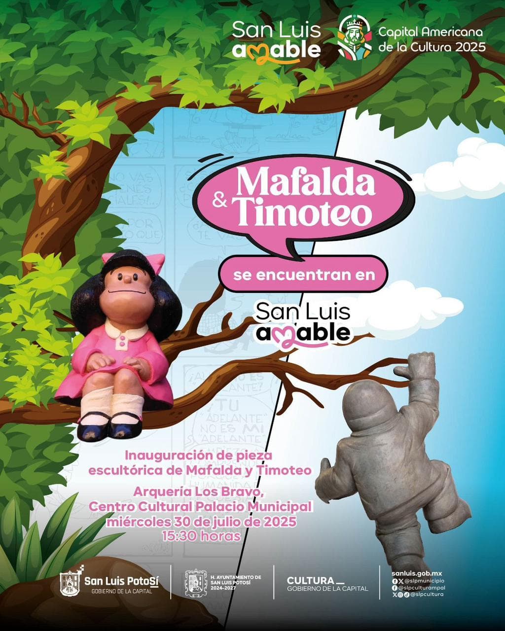 Reúnen a Mafalda y Timoteo en San Luis Capital