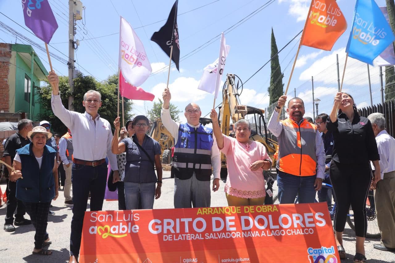Impulsan empresas locales rehabilitación vial en la capital potosina