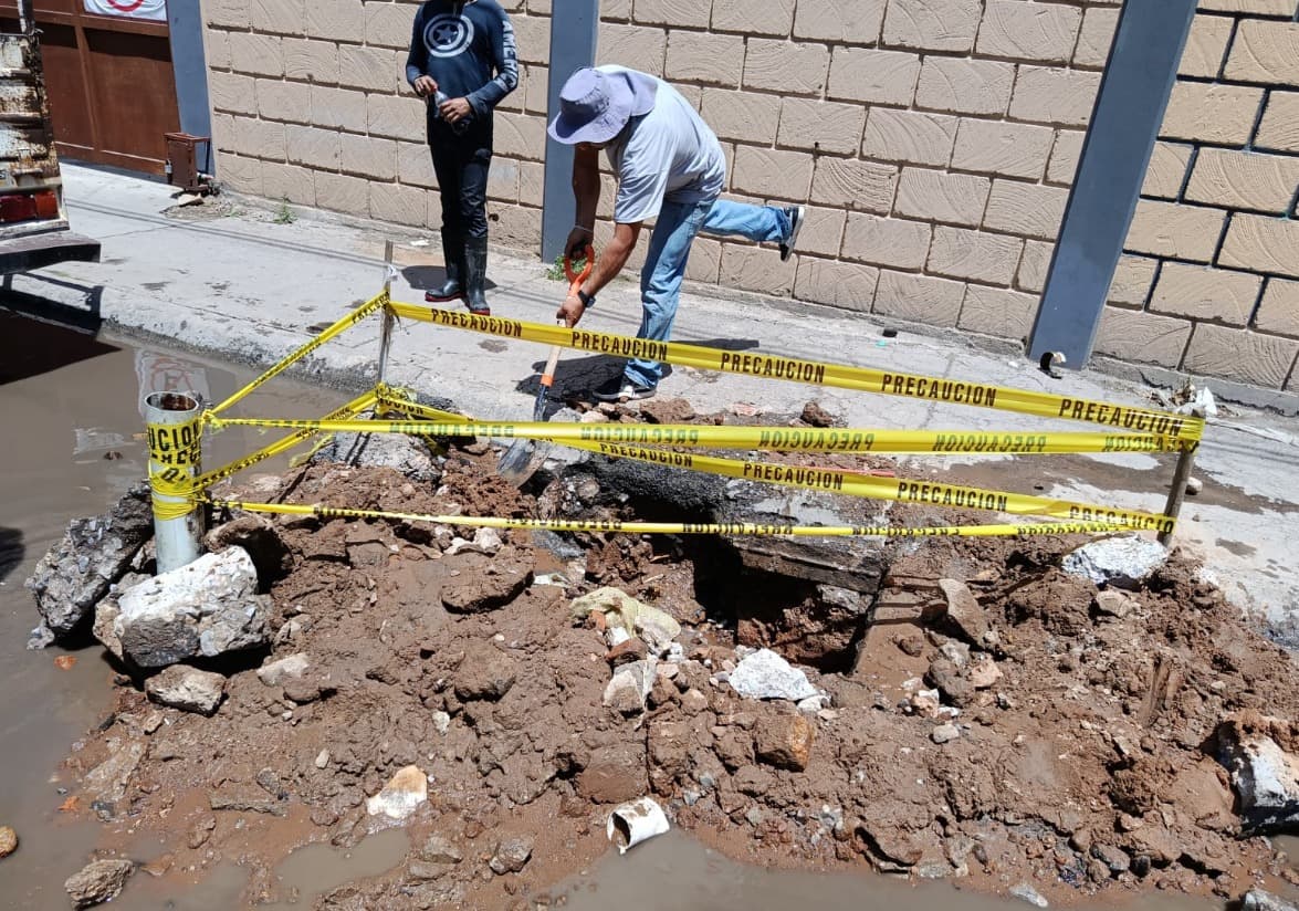 Proliferan socavones en el norte de la Capital; reporta Interapas