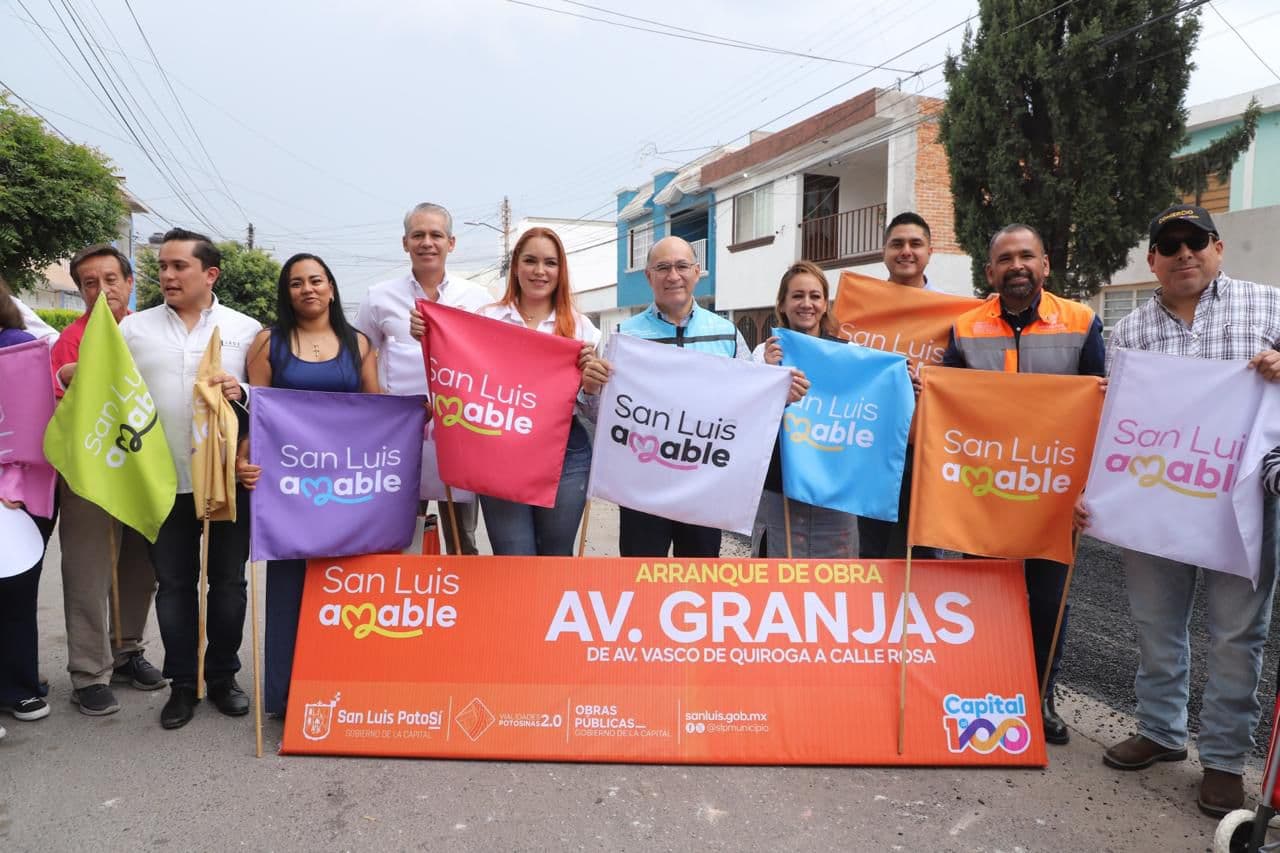Arranca Galindo rehabilitación de Av. Granjas