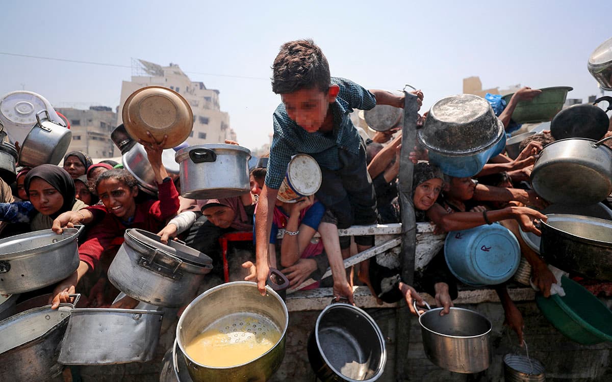 Declara ONU hambruna en Gaza
