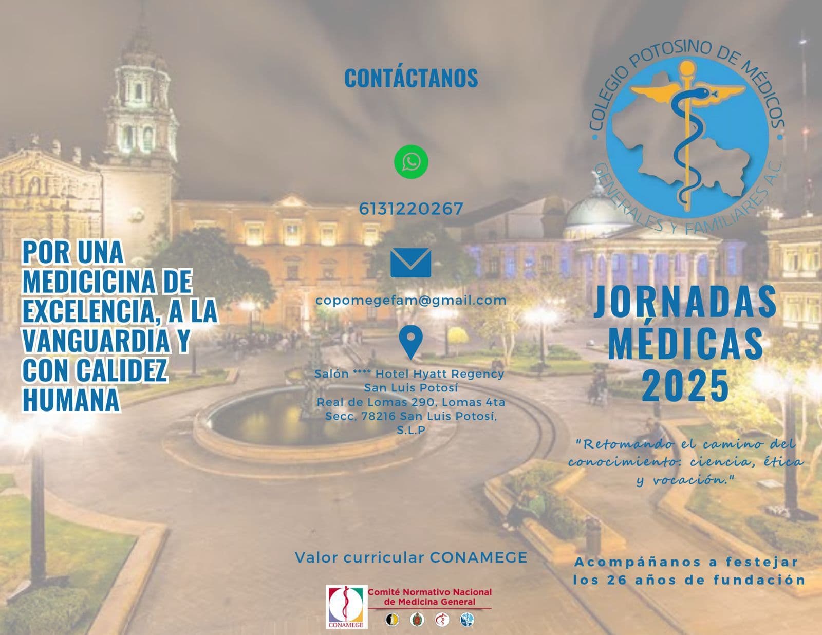 Promueve Turismo de San Luis Capital el Congreso Médico