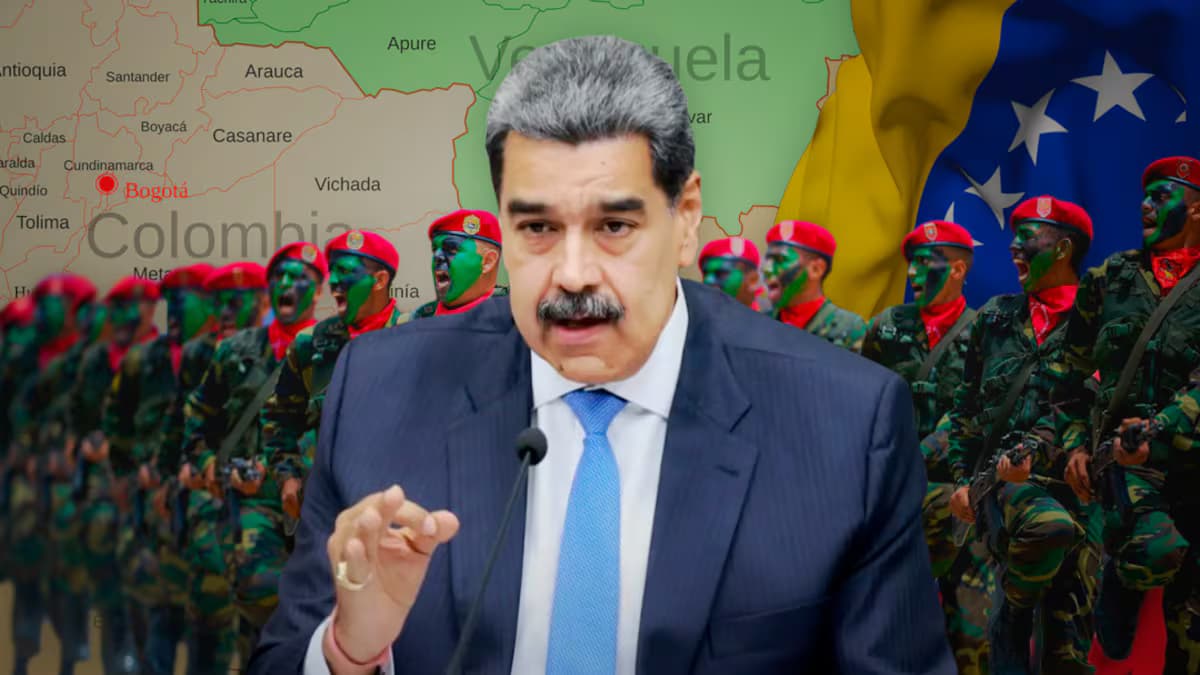 Envía Venezuela 15 mil tropas en la frontera con Colombia