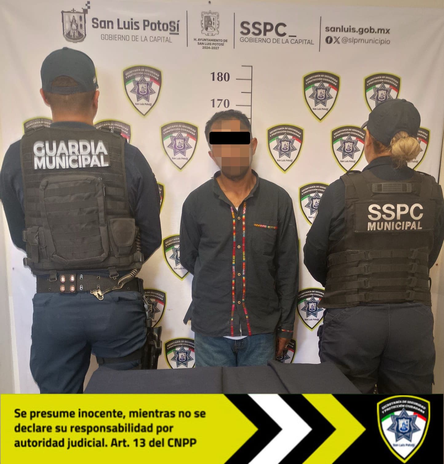 Detiene Policía Municipal a implicado en intento de asalto a una tienda