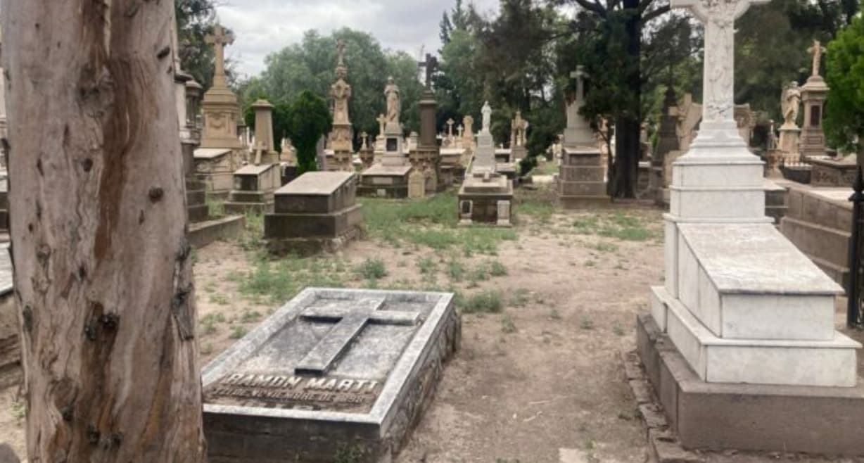 Acechan jaurías de perros a visitantes en el Panteón del Saucito
