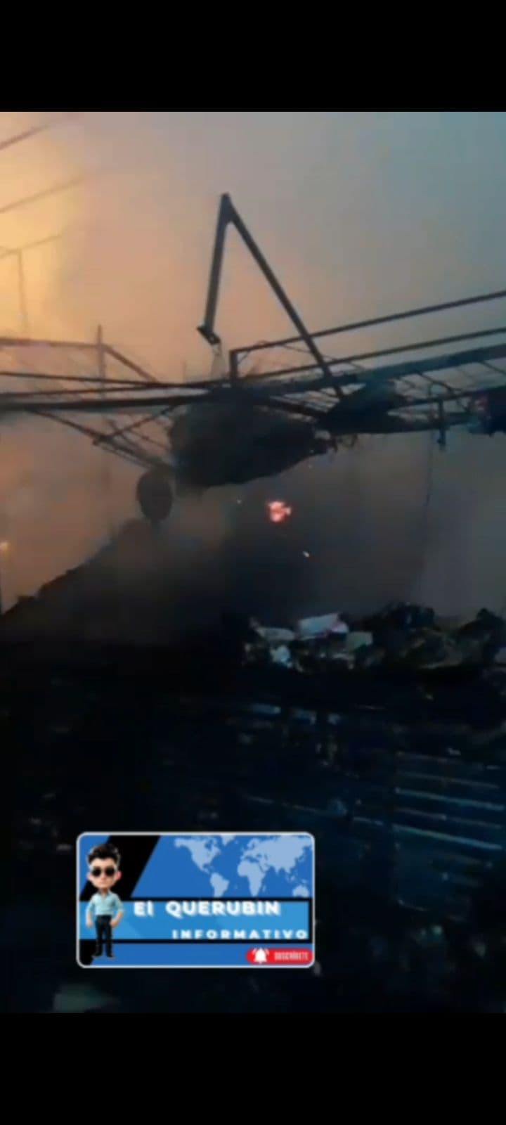 Devasta incendio mercado municipal de Salinas Hidalgo