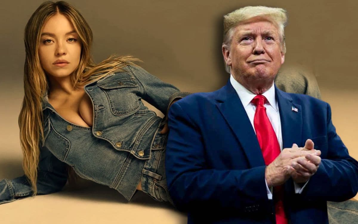Respalda Trump a Sydney Sweeny por polémico anuncio
