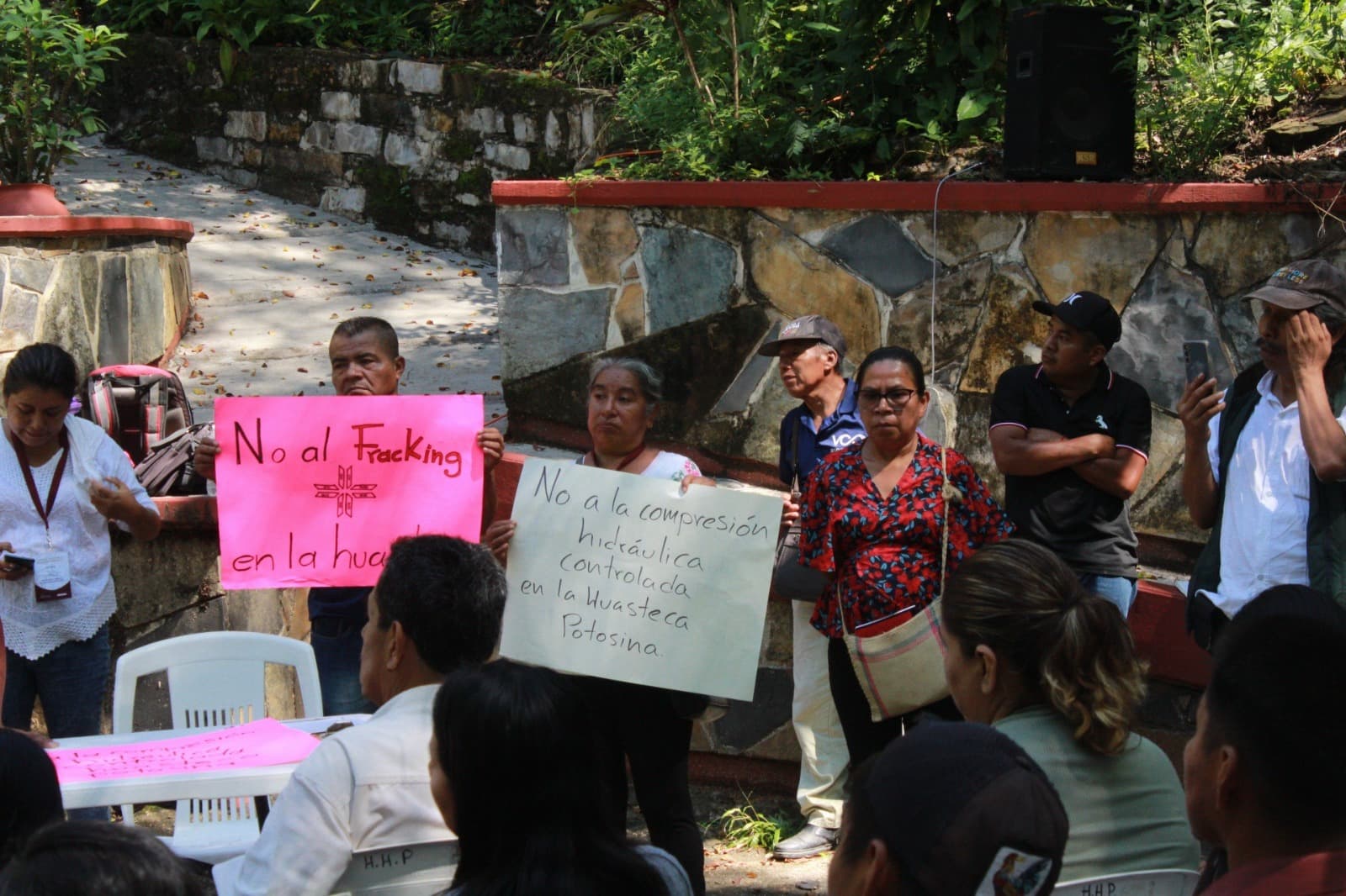 Muestran rechazo al fracking comunidades indígenas en la Huasteca