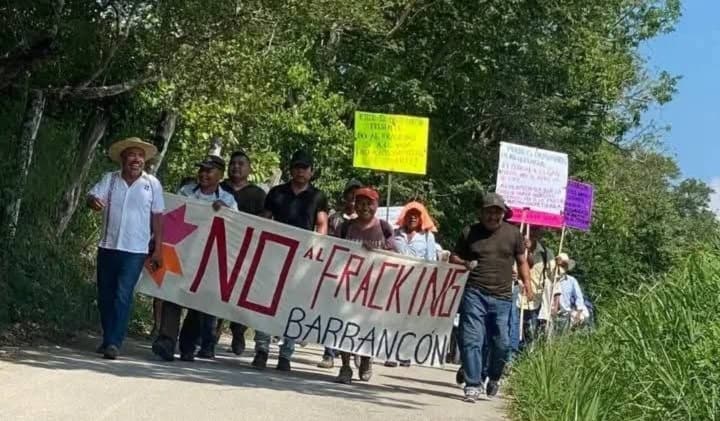 Protestan comunidades indígenas de la Huasteca ante fracking en la región