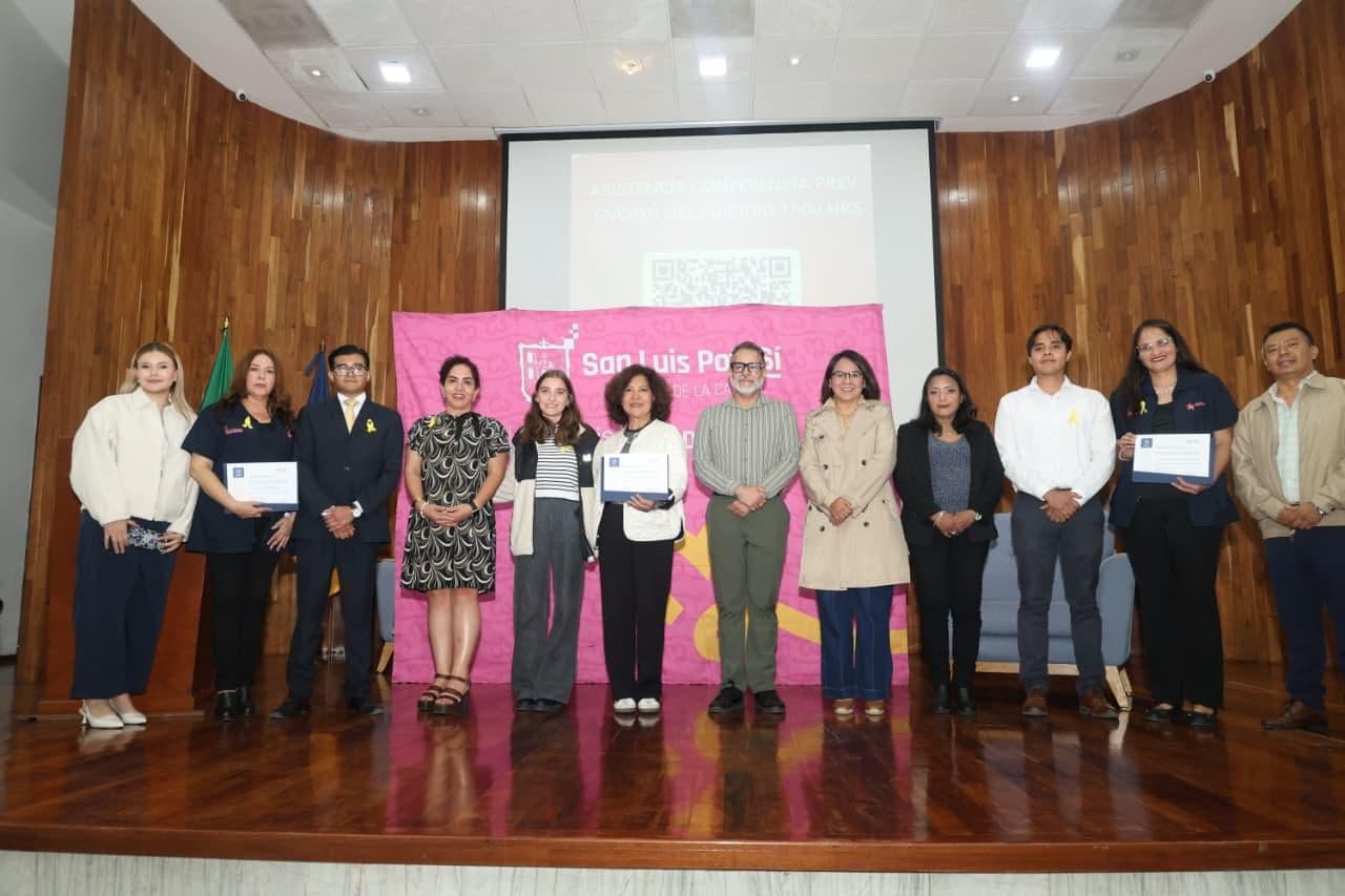Presenta DIF Municipal conferencia de prevención del suicidio en la UASLP