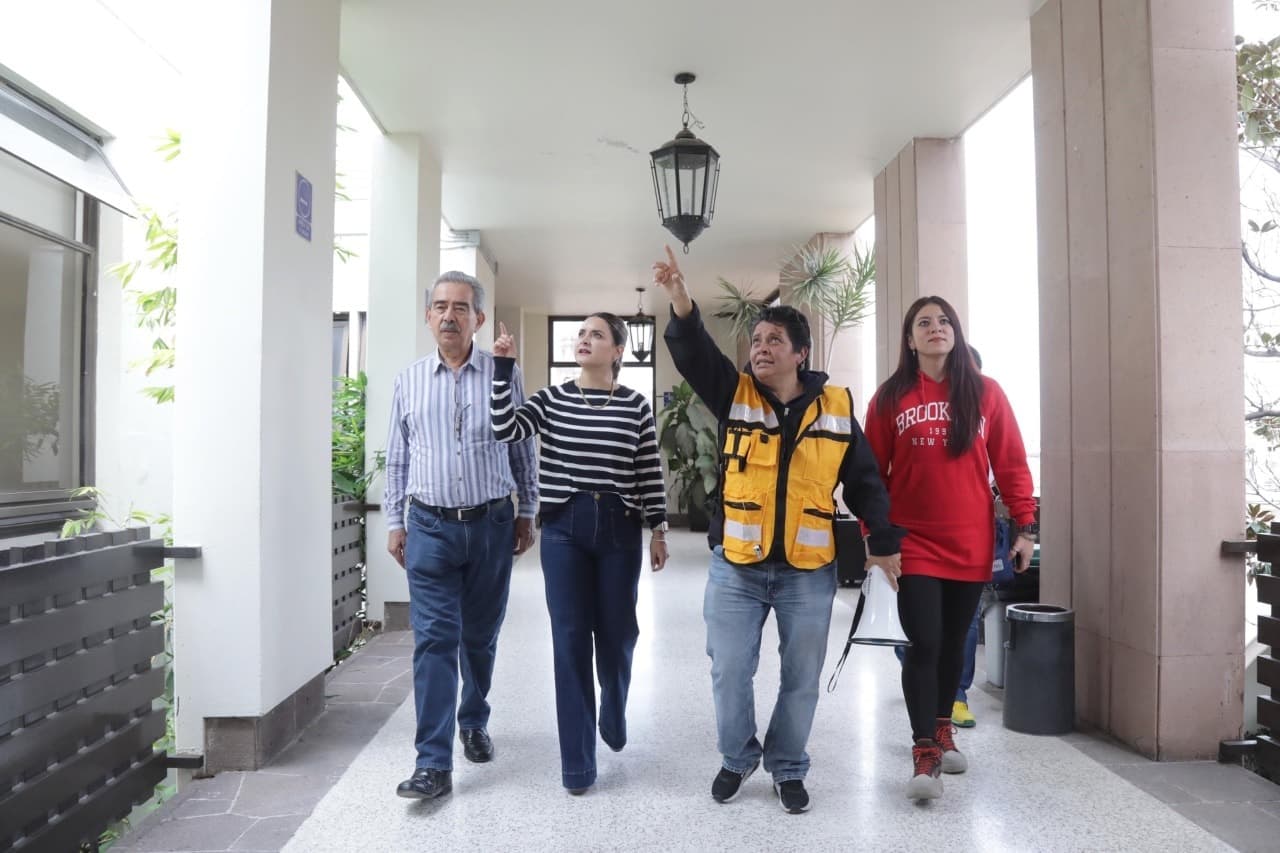 Recrimina Morena ausencia de Sara Rocha durante Simulacro Nacional 2025