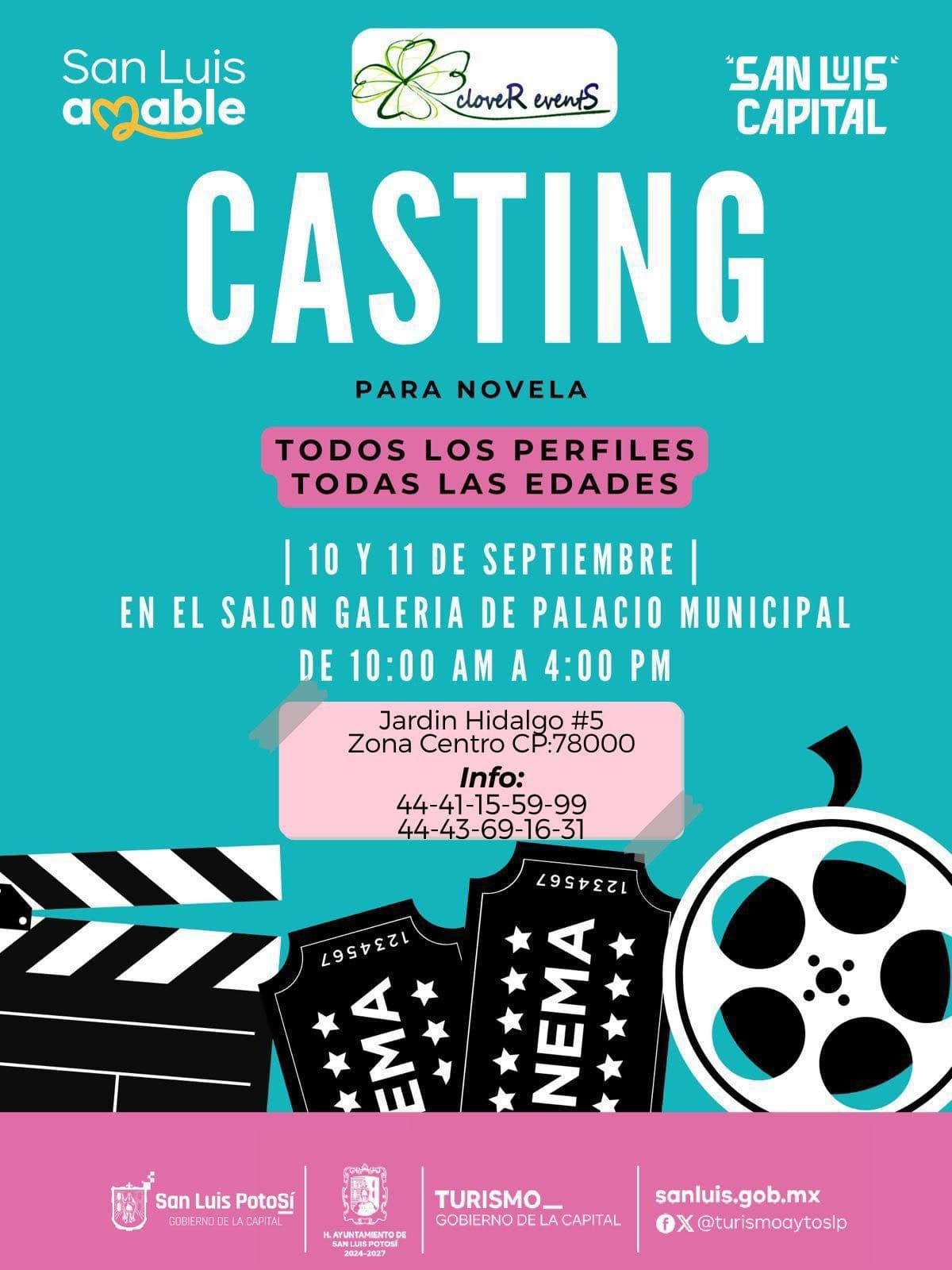 Invita Ayuntamiento a participar en casting para novela en Palacio Municipal