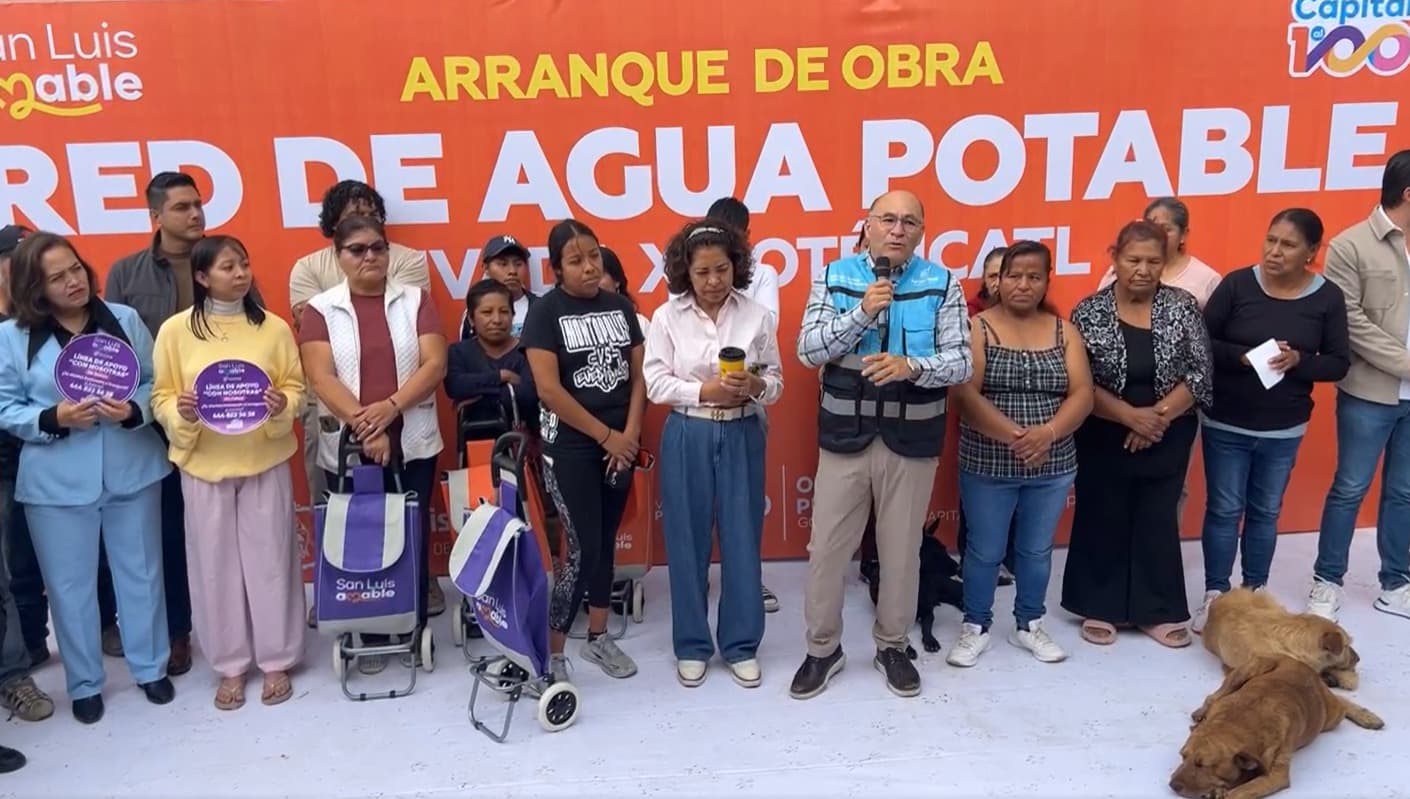 Arranca Galindo construcción de nueva red de agua potable en Privada Xicoténcatl