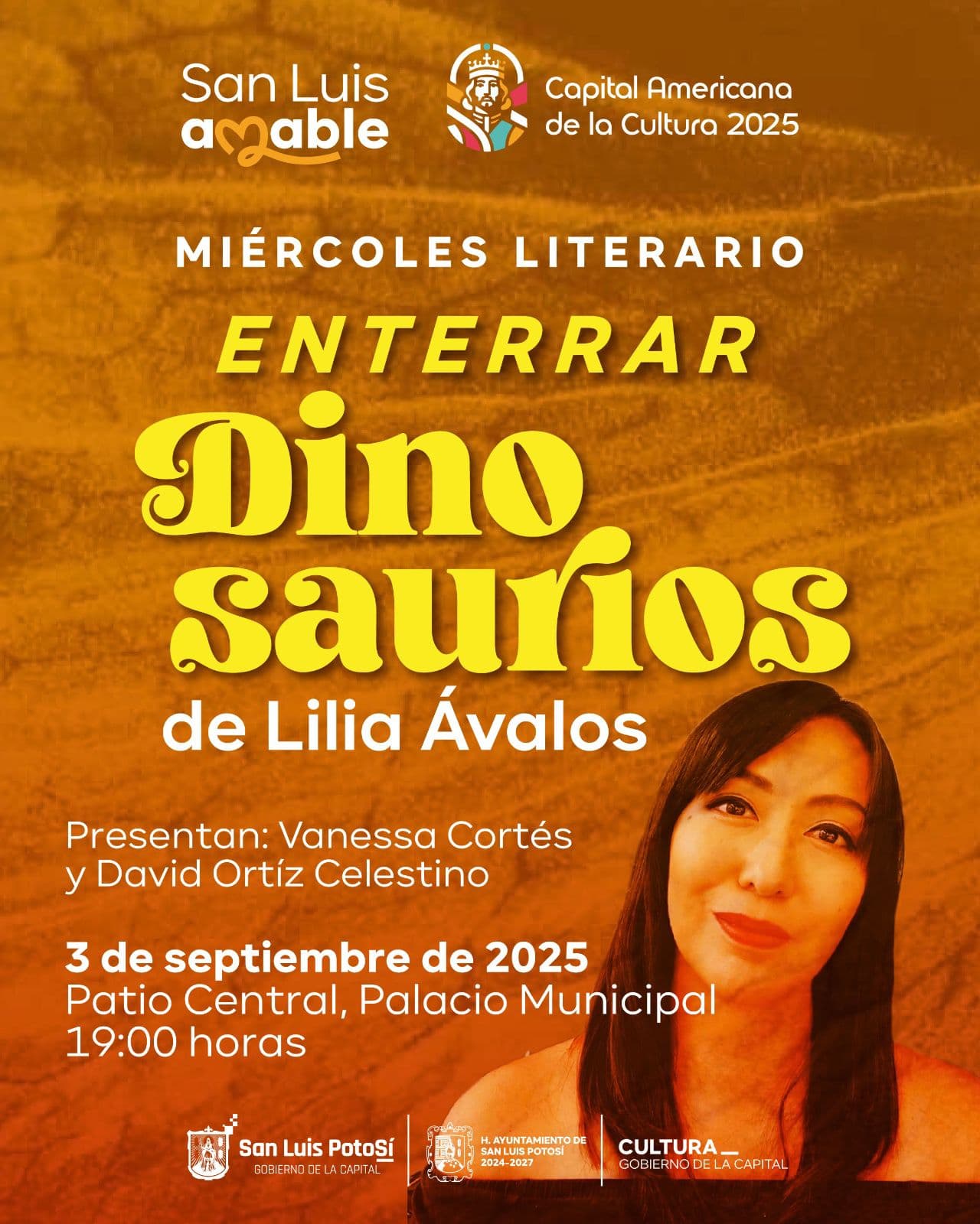 Presenta Gobierno de la Capital Enterrar dinosaurios de Lilia Ávalos