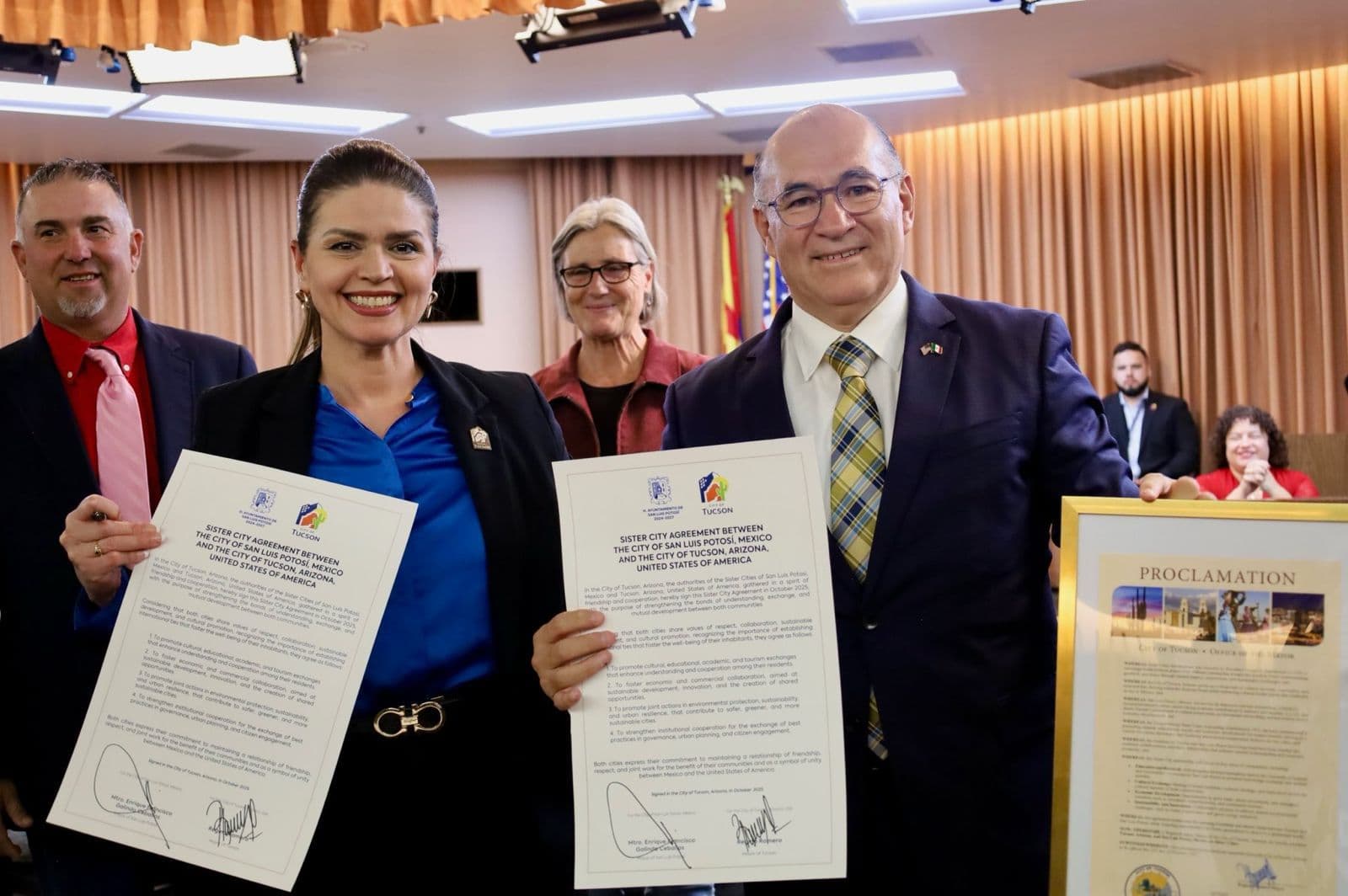 Se hermanan San Luis Capital con Tucson, Arizona