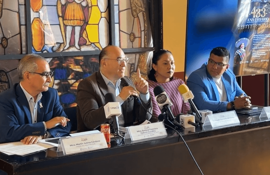 Celebrarán 433 aniversario de fundación de San Luis Potosí con concierto de gala