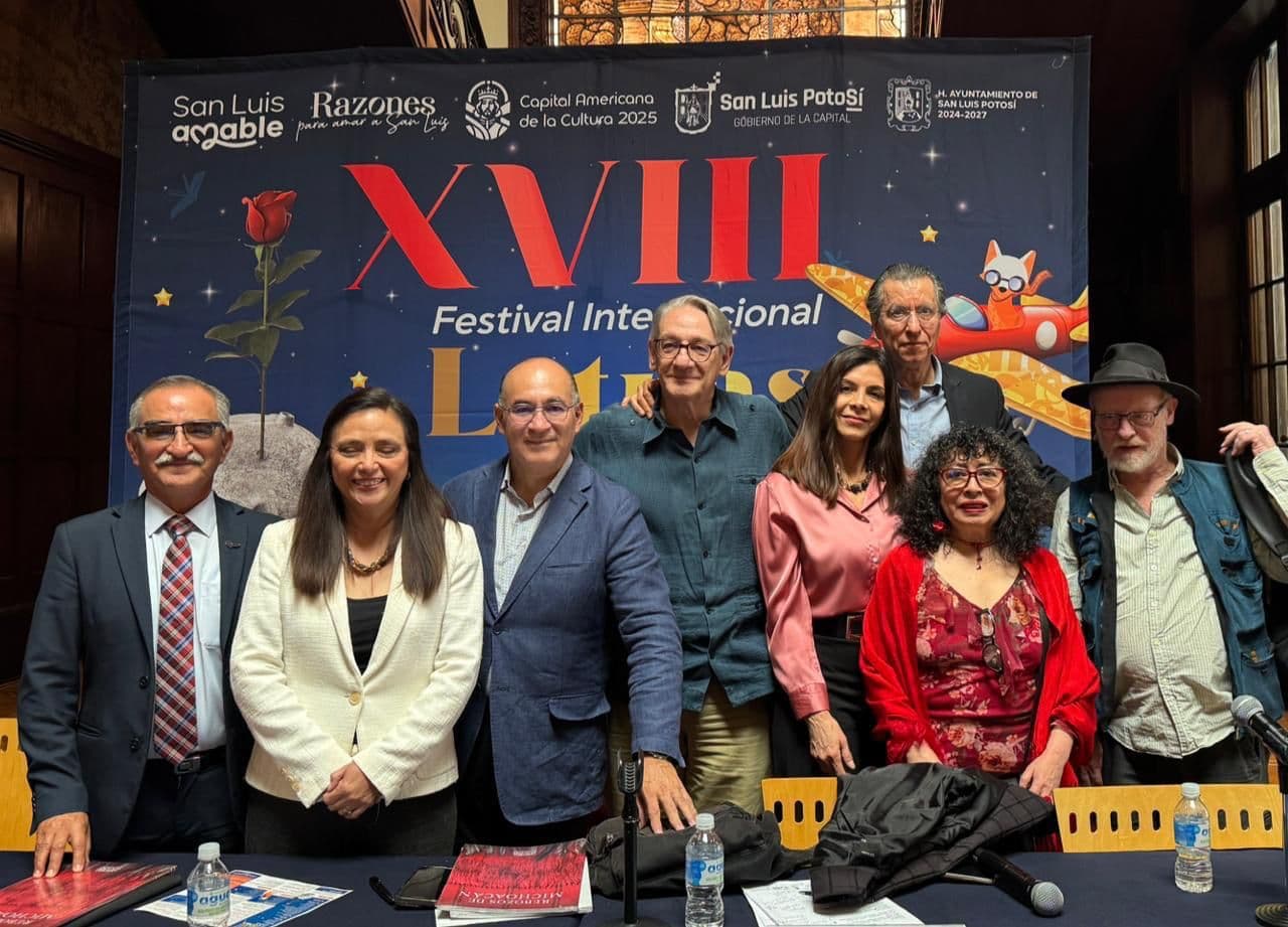 Presentan el XVIII Festival Internacional Letras en San Luis desde la UNAM