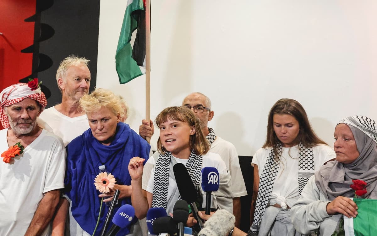 Minimiza Greta Thunberg maltratos israelíes y pide centrarse en el genocidio