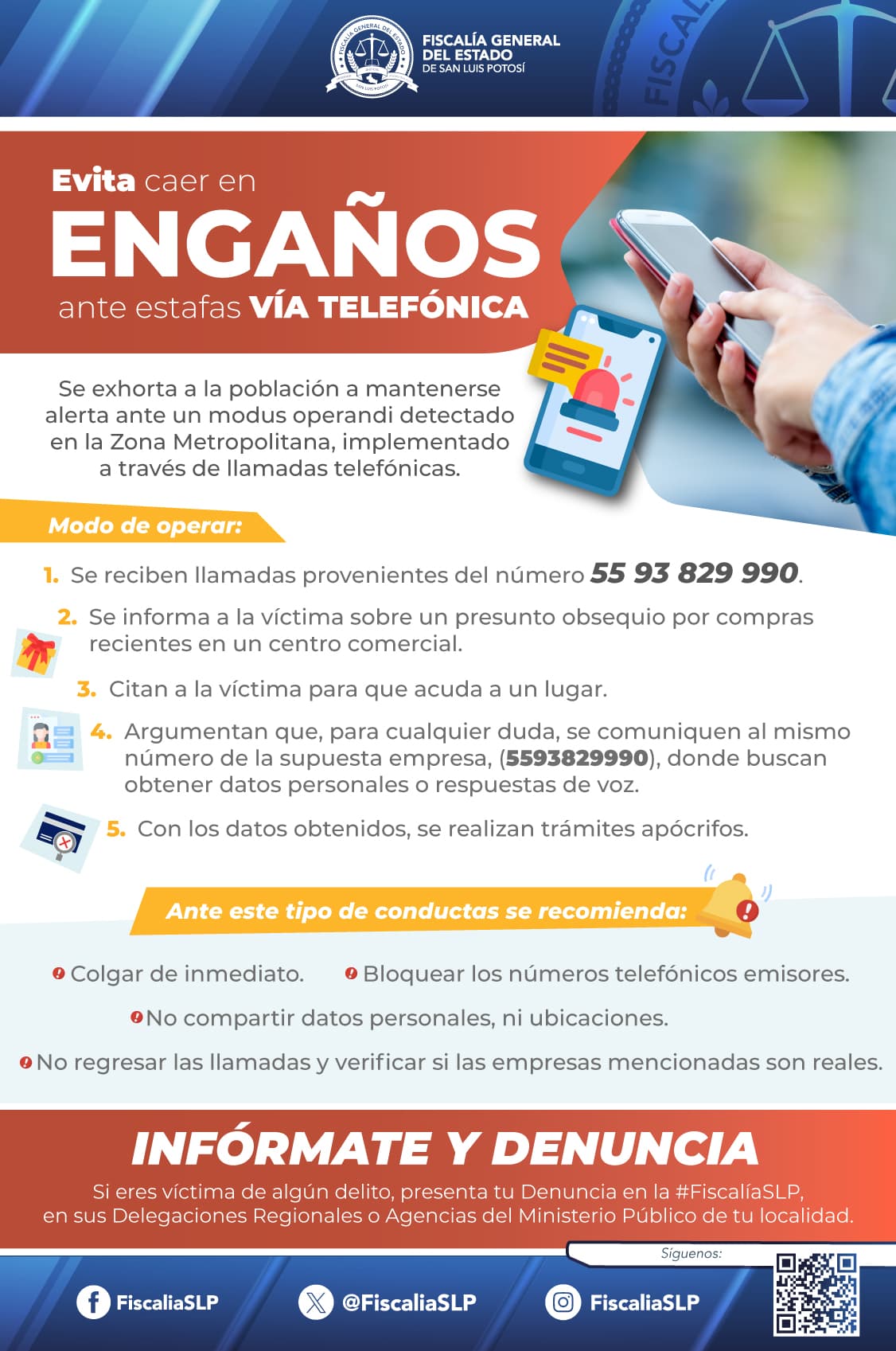 Alertan sobre nuevo modus operandi en estafas vía telefónica