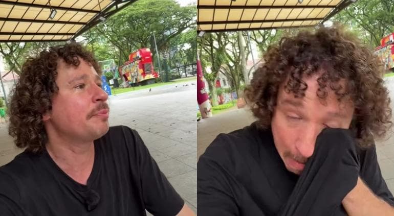 Llora Luisito Comunica al negarle India la visa