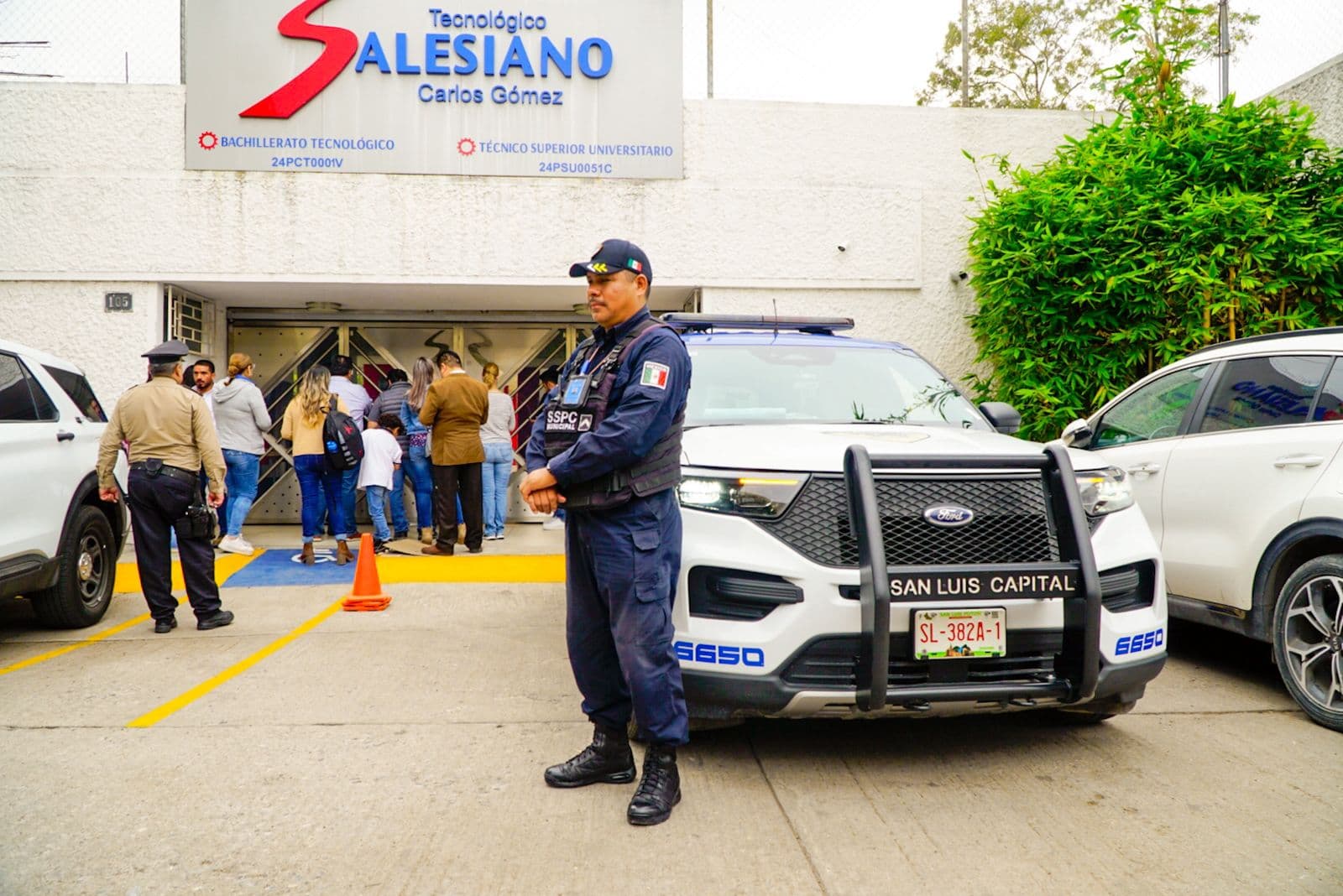 Alerta falsa alarma en el Salesiano