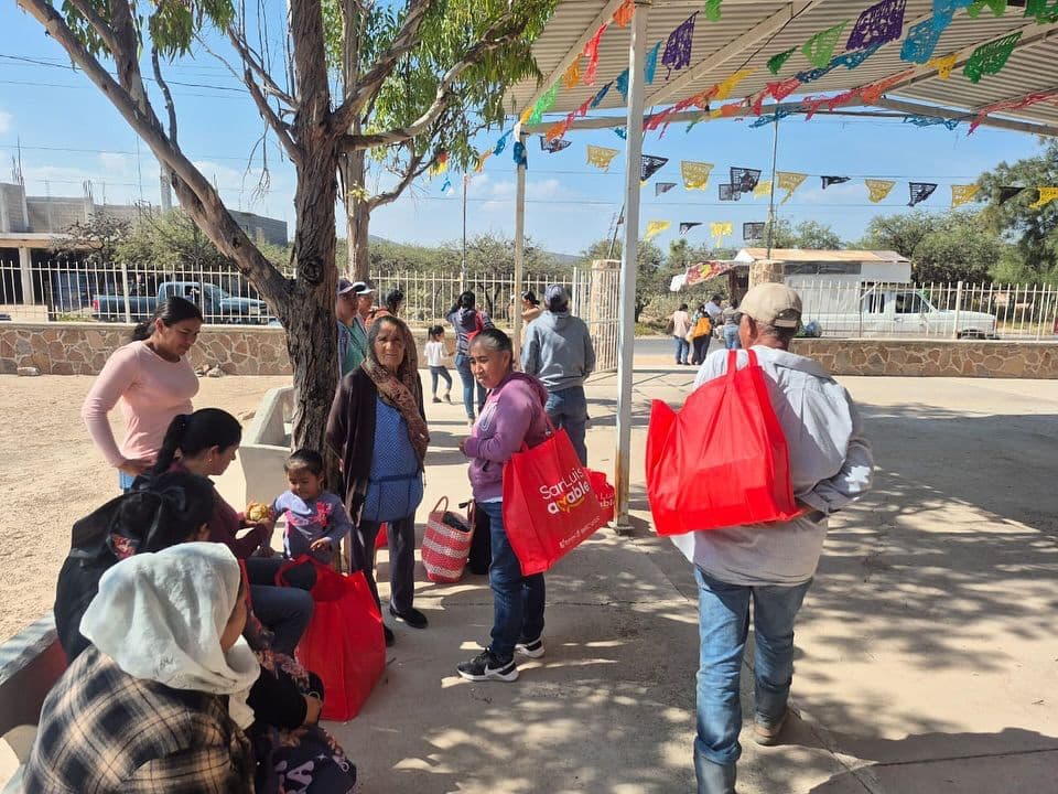 Refuerzan apoyo alimentario en comunidades de San Luis Capital