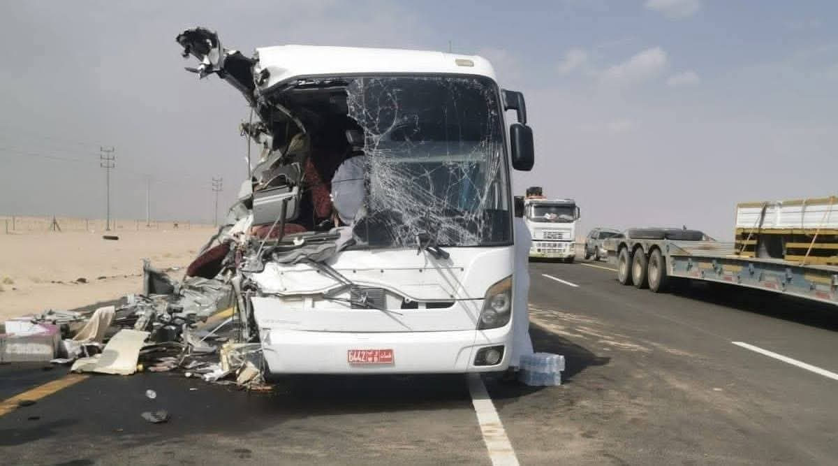 Mueren 45 personas en choque de autobús en Arabia Saudita