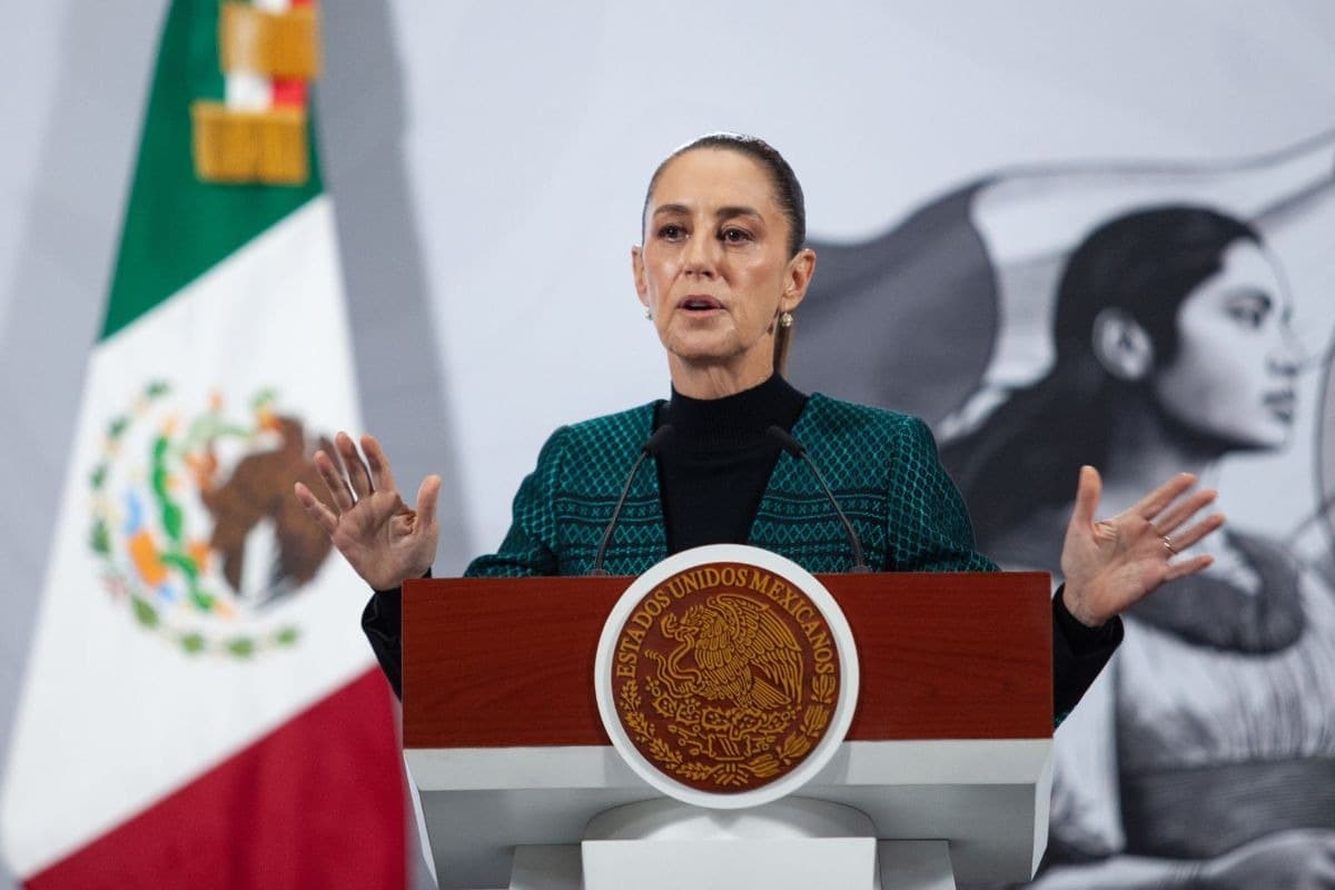 Desmiente Sheinbaum presunta intervención militar de EUA en México
