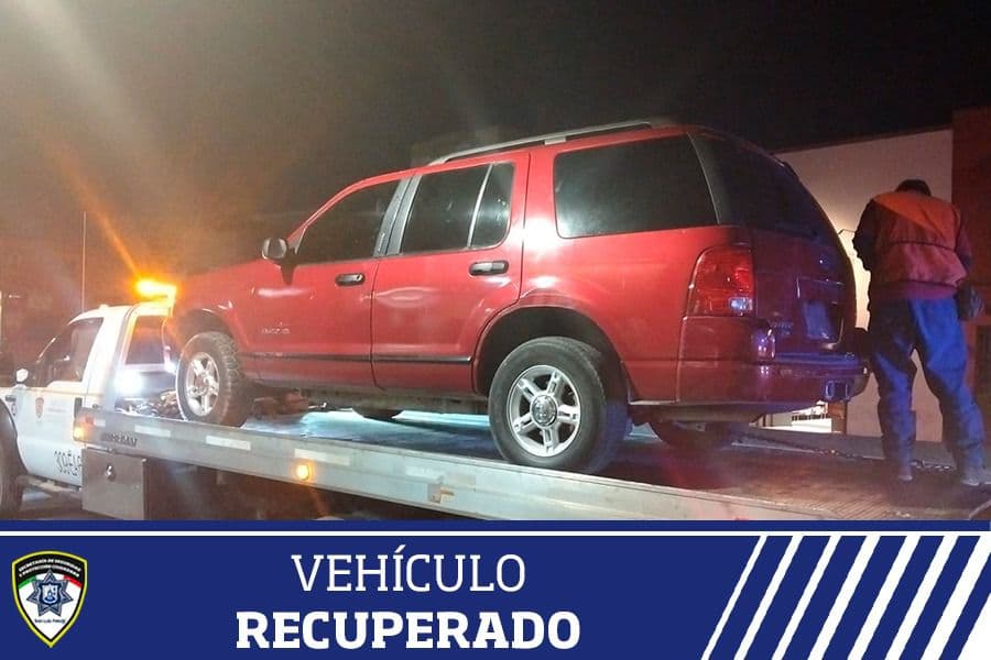Recupera SSPC 4 vehículos con reporte de robo
