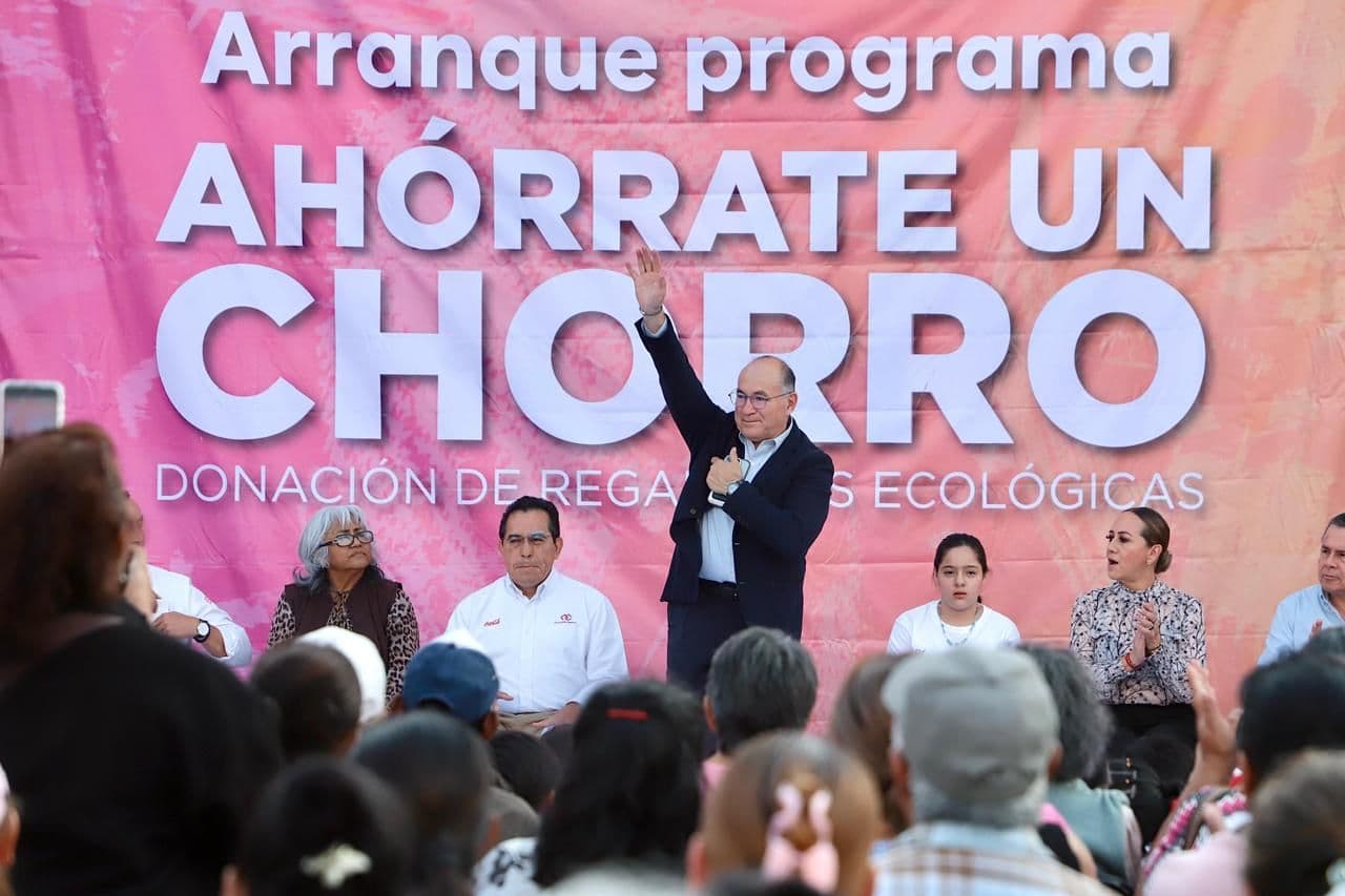 Arranca Galindo el programa “Ahórrate un Chorro”