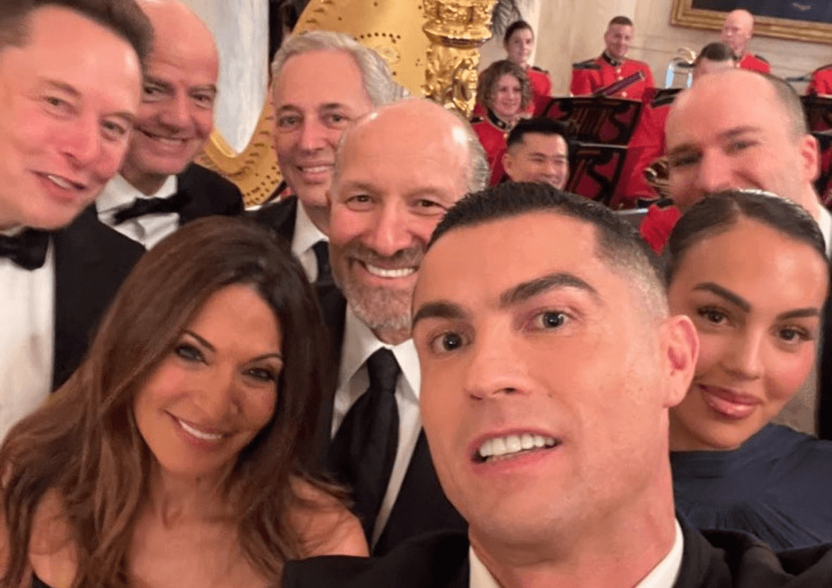 Participa Cristiano Ronaldo en lujosa cena de gala organizada por Trump
