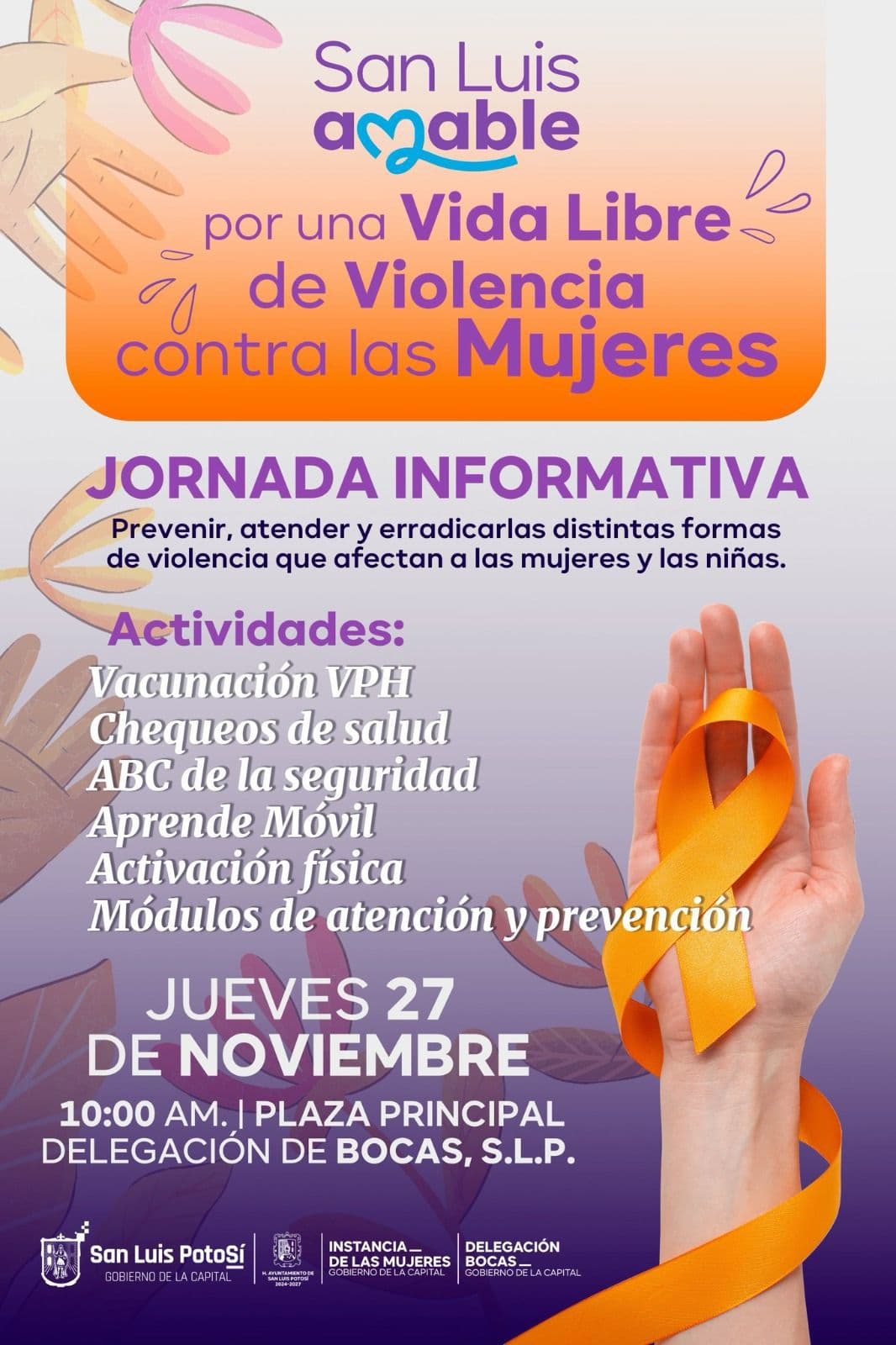 Llevarán a Bocas jornada para la Eliminación de la Violencia contra las Mujeres