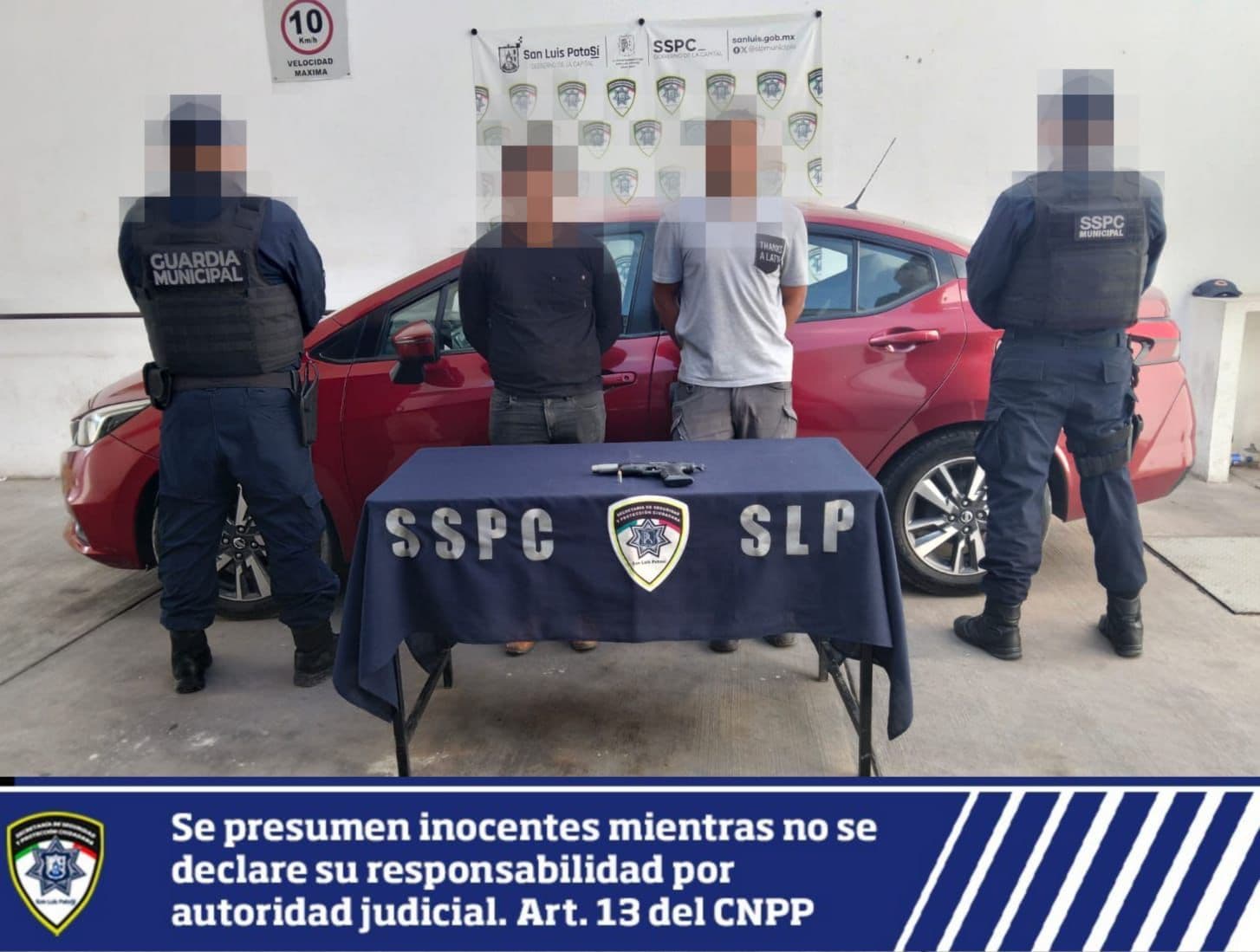 Agarran a dos sujetos por traer cohete prohibido
