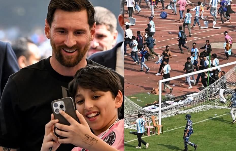 Caos y desilusión marcaron la visita de Lionel Messi a Calcuta