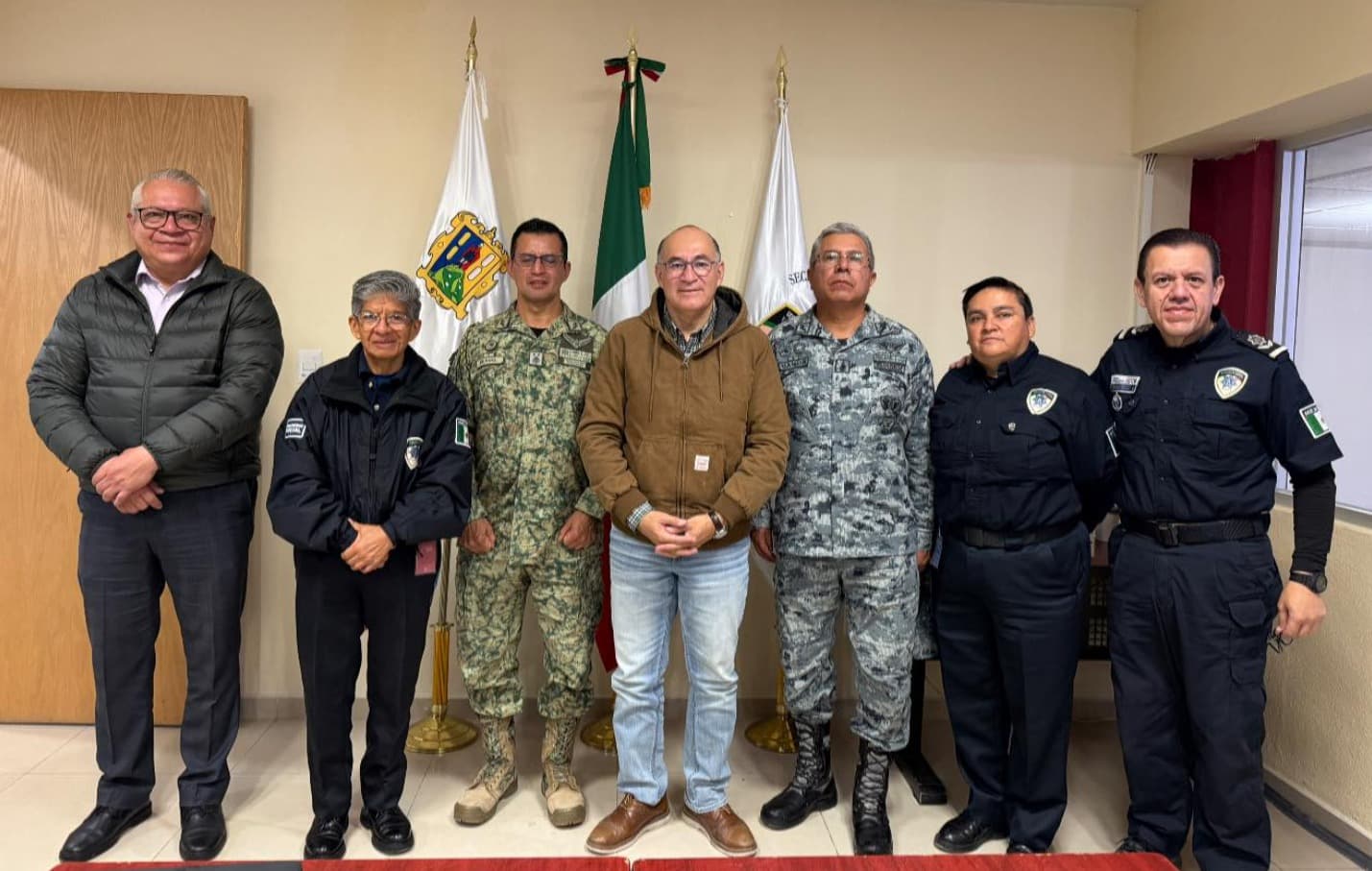 Cierra filas Galindo con SEDENA y Guardia Nacional