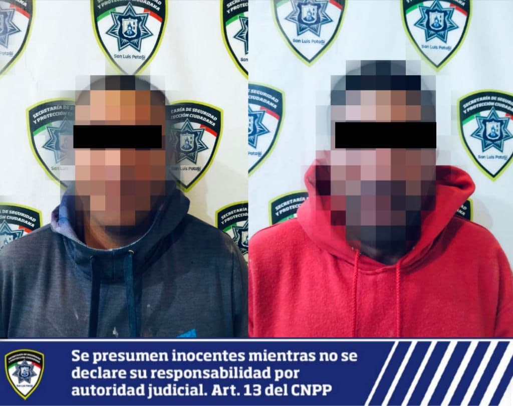 Detienen con las manos en la masa a dos sujetos por presunto robo en Lomas 4ª
