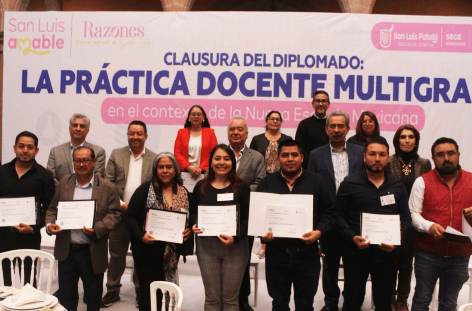 Concluyen docentes municipales capacitación con la Universidad Pedagógica Nacional