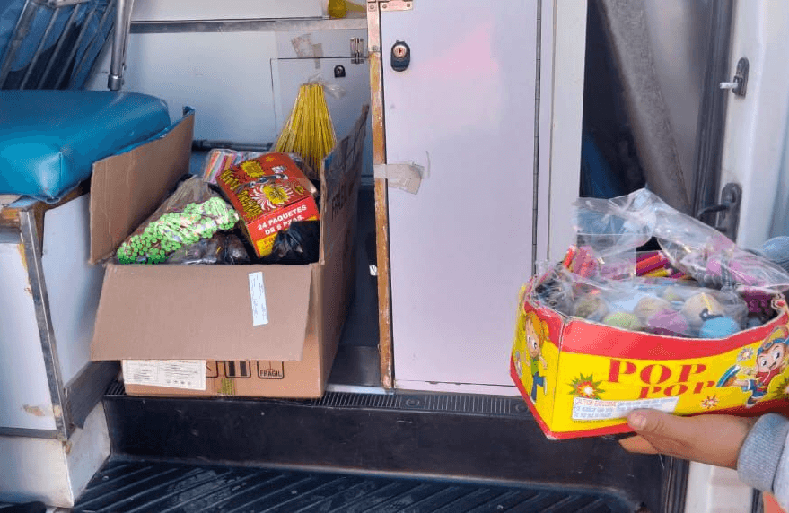 Decomisa SSPC más de 22 kilos de pirotecnia en la Delegación de Bocas