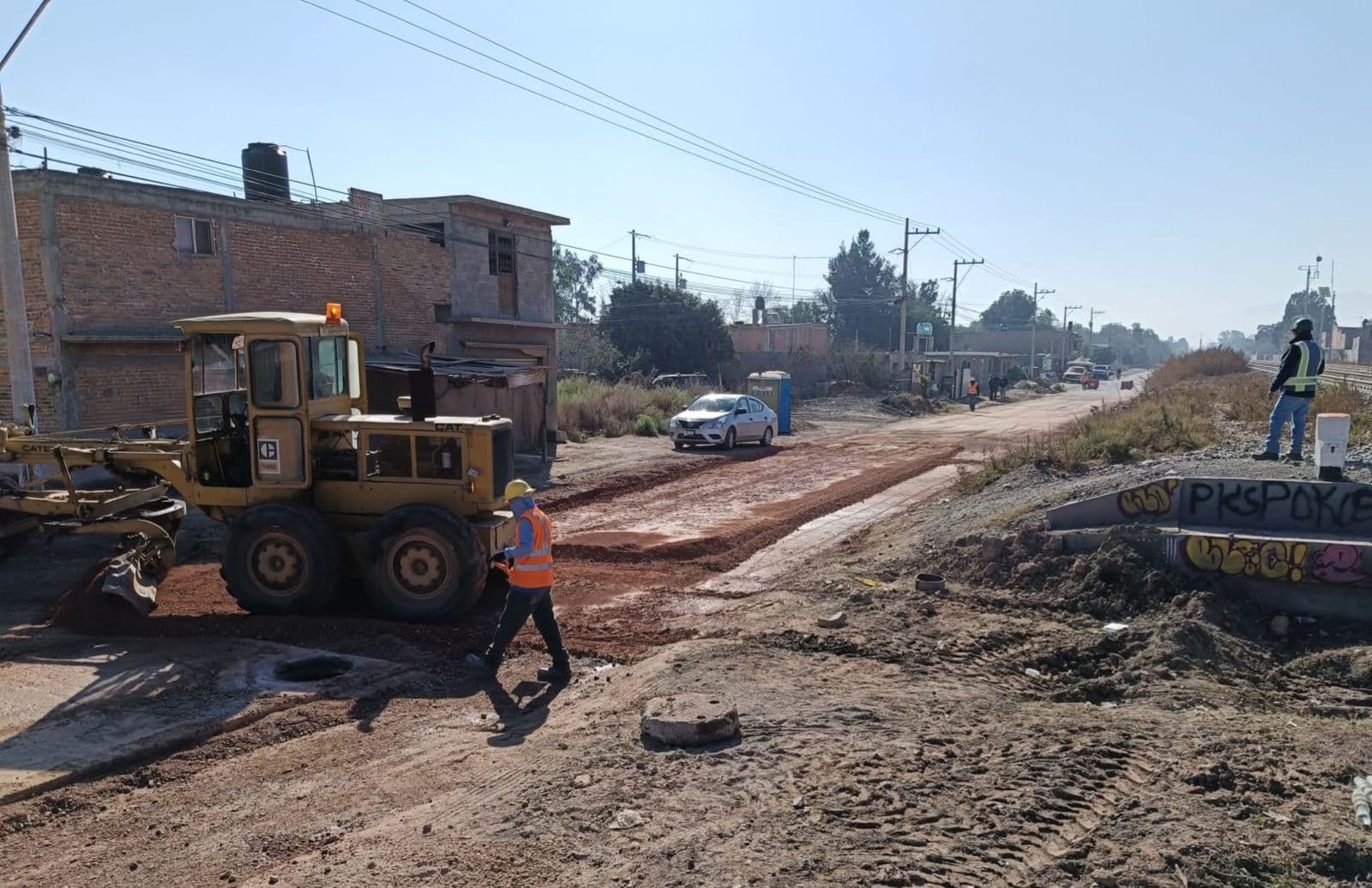 Avanzan de manera escalonada obras de infraestructura vial comprometidas por CPKC