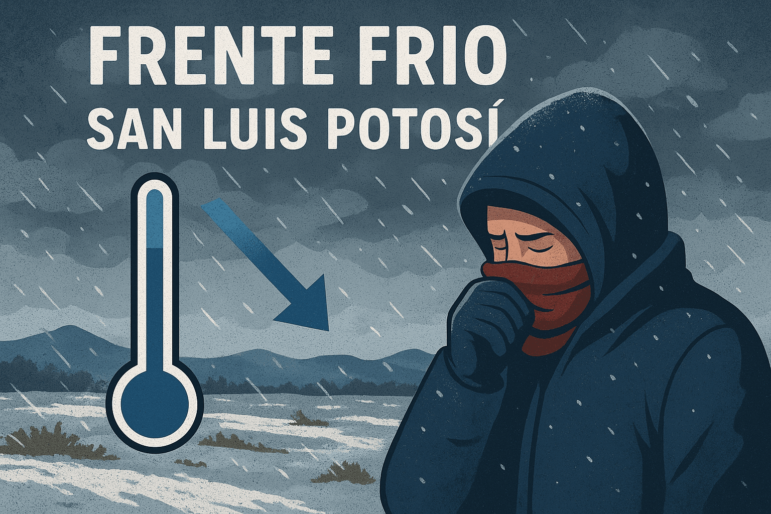 Prevén temperaturas de hasta 3 grados en SLP