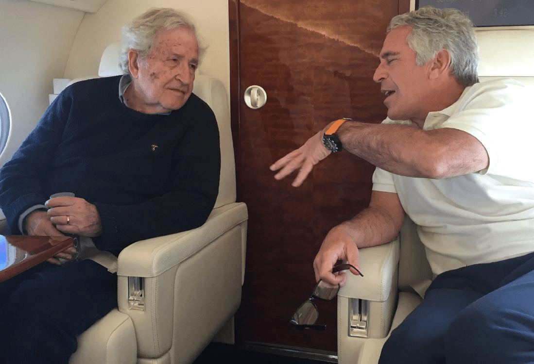 Archivo fotográfico vincula a Noam Chomsky con el pederasta Jeffrey Epstein