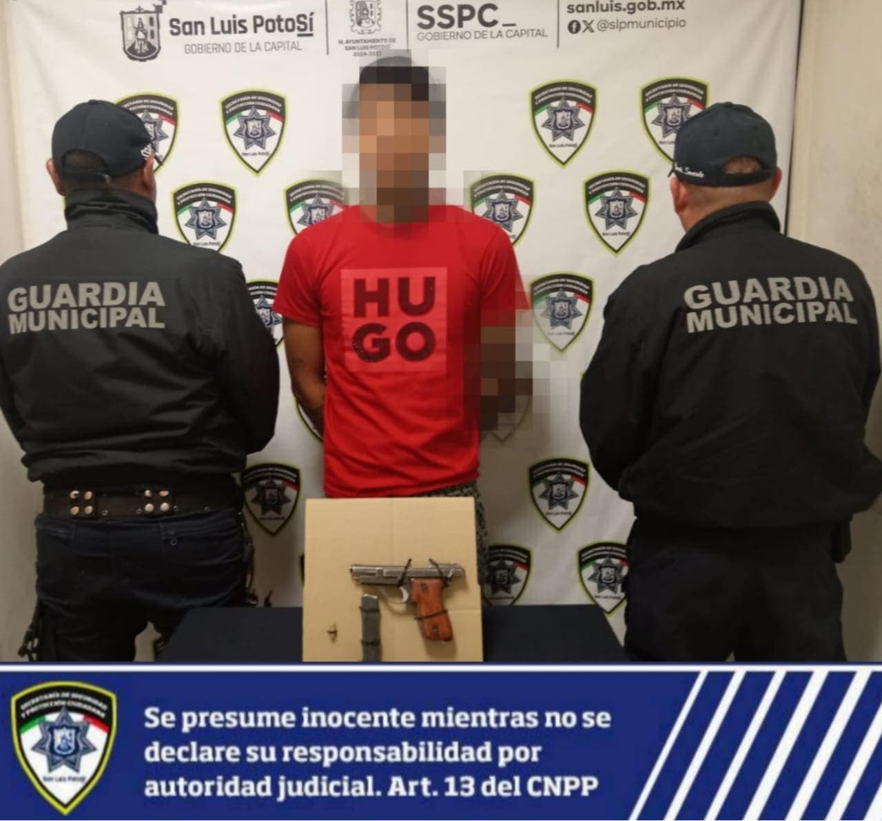Presenta SSPC a presunto agresor de repartidor
