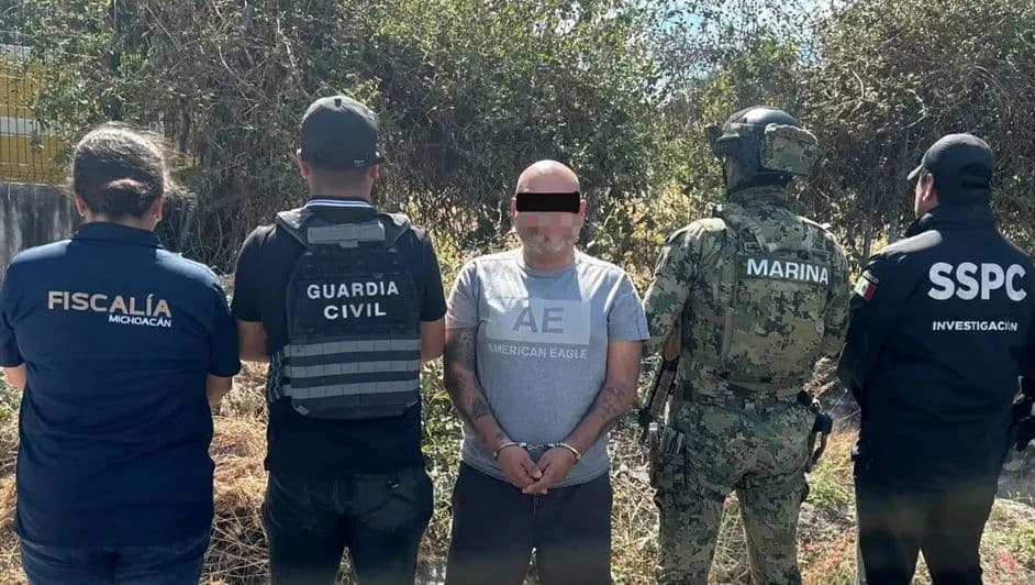 Detienen en Morelos a presunto responsable de asesinato de familia en Morelia