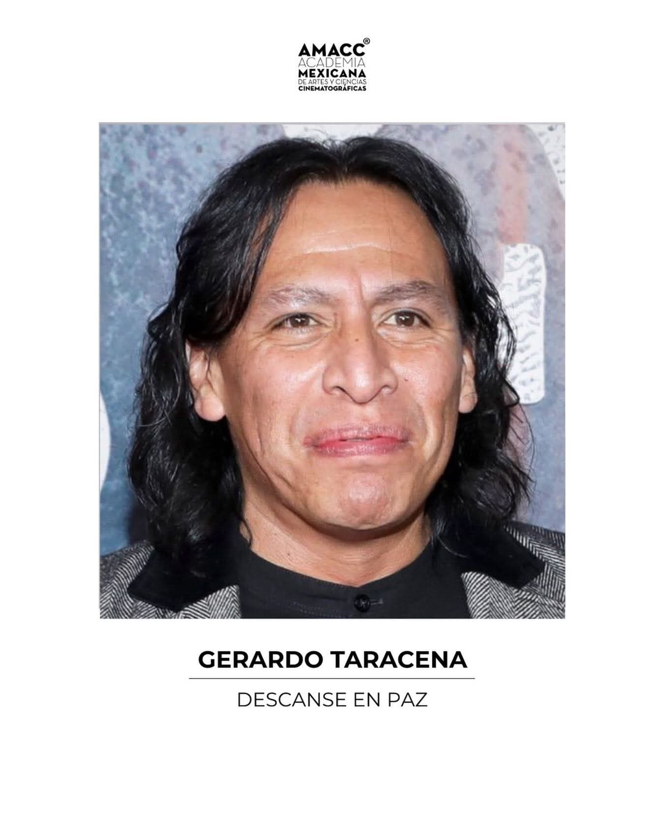 Lamentan fallecimiento del actor Gerardo Taracena