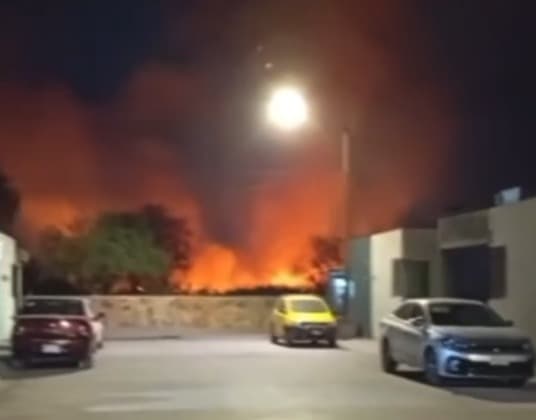 Se incendia predio en la Colonia Terremoto