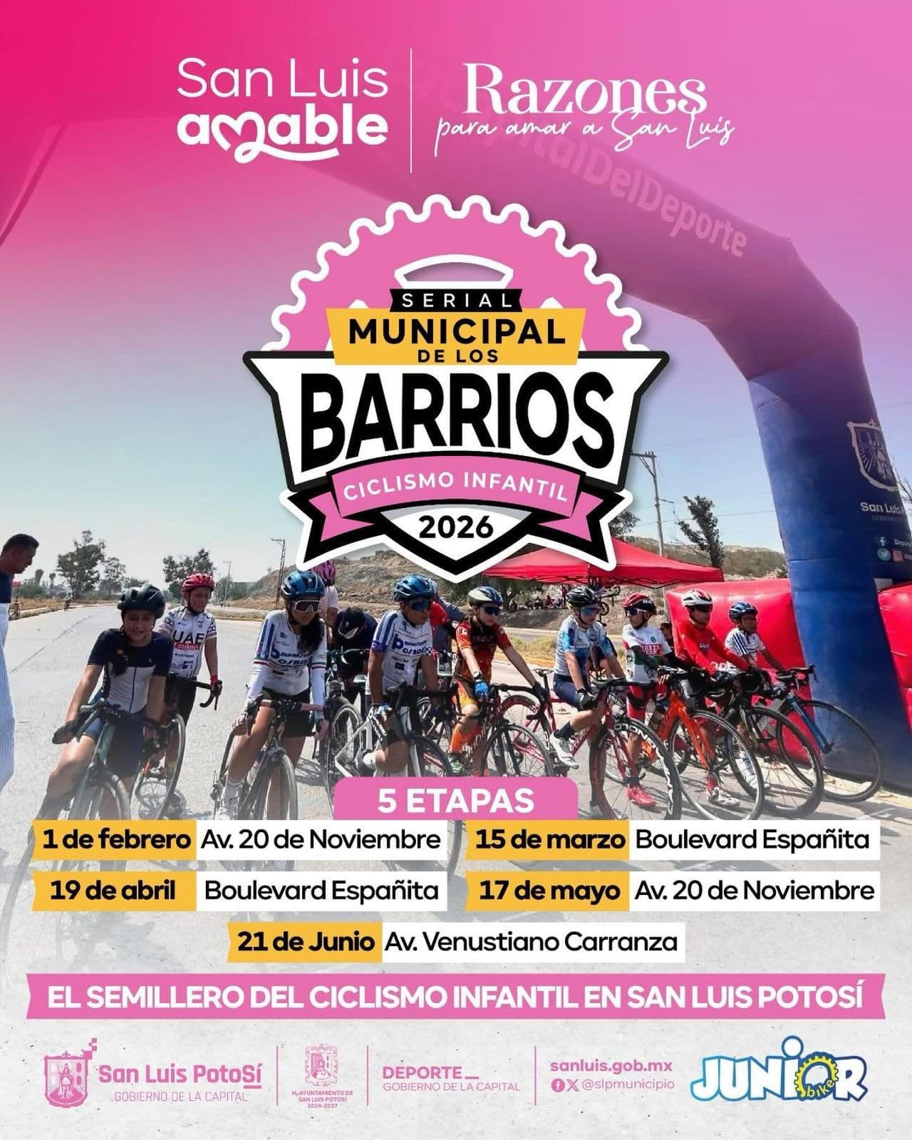 Arranca Serial de Ciclismo Infantil 2026 este domingo